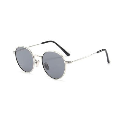 China Cute Fashion Sunglasses Metal PC Frame Girls Boys Round Party Kids Sunglasses 2022 for sale