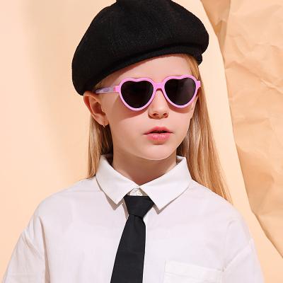 China New Design Fashion Sunglasses Funny Kids Party Sunglasses Kids Cute Heart Sunglasses for sale