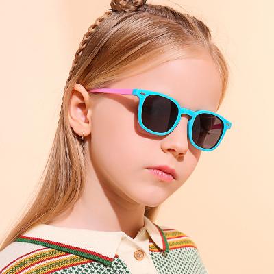 China Fashion Sunglasses Shape Kids Colorful Cute Cartoon Sports Visor Sunglasses Polarized Case Sun Glasses for sale