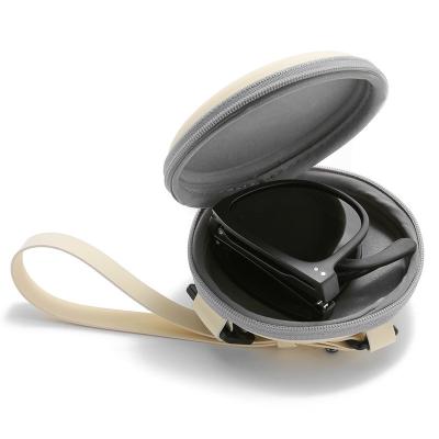 China Hot selling high quality zipper case 2022 eyewear boxes glasses boxes small round zipper case for sale