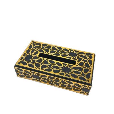 China Home Office Sustainable Selling Reusable Tissue Box Napkin Box For Kitchen Bathroom Dining Room for sale