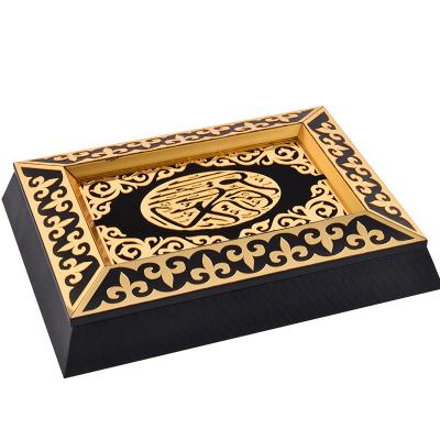 China Hot Wholesale Muslim Koran Wooden Bookcase Quran Book Box Folk Art Box Muslim Gift Box for sale