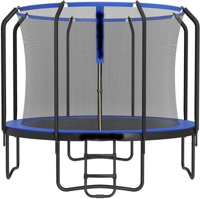 China Durable Custom Kids Indoor Trampoline Jumping Bed With Safety Net for sale