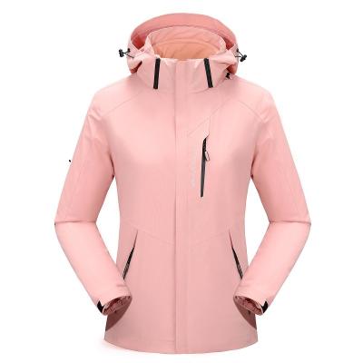 China Women Soft Shell Jackets Shell Windbreaker Female Skiing Hiking Soft Warm Coats Waterproof Windproof Trekking Coats for sale