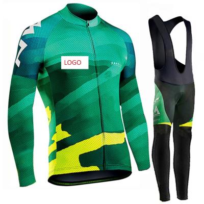 China Team Cycling Jerseys Autumn Bicycle Breathable Singlets Clothes 2022 Hotsale Breathable Long Sleeve Cycling Set for sale