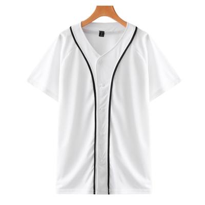 China Cheap Logo Baseball Shirt Custom Made Breathable Baseball Shirt V-Neck Baseball Tank Top for sale