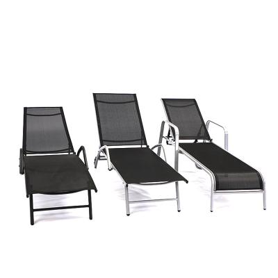 China Good quality modern hot sale silver sofa chair swimming pool stainless steel sofa chair for sale