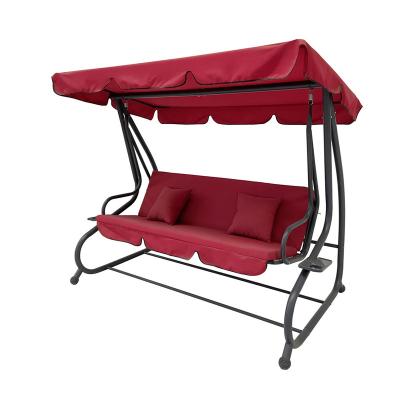 China Modern Outdoor Patio Swing With Awning Patio Garden Swing Porch Swing for sale