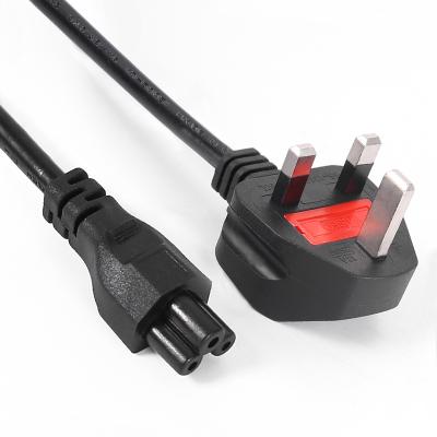 China Consumer Electronics Power Cable 3 Pin Laptop Charger Mains Cord Laptop Power Cable 3 Pin UK Plug Extension Cord for sale