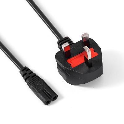 China Appliance UK ps3 power cord ps3 power cable ps3 ps4 household charging UK 3P plug to IEC C7 figure 8 for sale