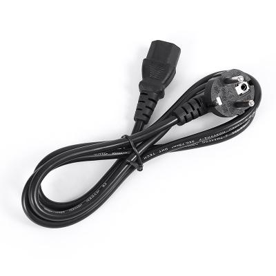 China COMPUTER eu cables european c13 power cord flex laptop charger cable used for computer for sale