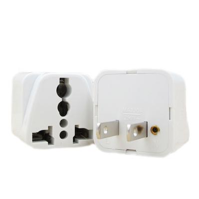 China Convenient USA Plug Adapter 2 Flat Pins Plug Flat UK EU AUS TO USA Plug Converter 10A 250V COPPER for sale