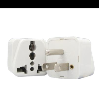 China Residential / Multi-Purpose EU Plug Adapter Conversion Plug to USA Plug Adapter 3 Pin Adapter 10A 250V Plastic Shell for sale