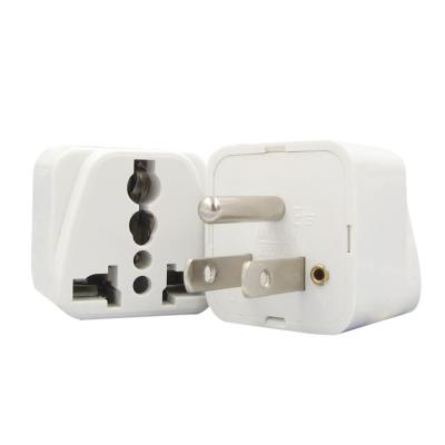 China US 3 Pins Plug Adapter Residential / Multipurpose EU To US Plug Converter 3 Pin Plug Universal Travel Adapter for sale