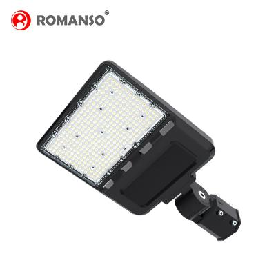 China ROAD Romanso LED Sparking Lot Light 150W 140LM/W IP65 Waterproof Warranty 5Years LED Shoe Box Light for sale