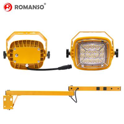 China Warehouse Swing Arm Led To Work Light Warehouse Loading Dock Lamp Equipment Led Dock Lights for sale