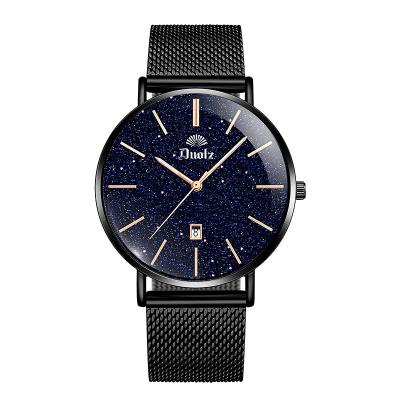 China New high quality fashionable full fashion simple minimal elegant luxury wrist calendar custom business quartz watches men for sale