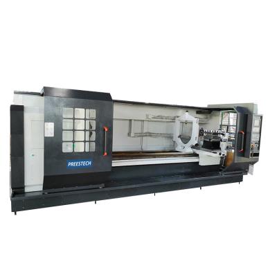 China CK6163 CK6180 CK611125 Flat bed Heavy duty Floor High precision cnc Lathe machine center with 1m 3m for sale