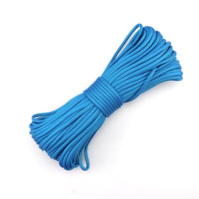 China Reflective Outdoor 550 Camping Parachute Tether Lanyard 7 Strand Core 4mm Rope Survival Outdoor Camping Rope for sale