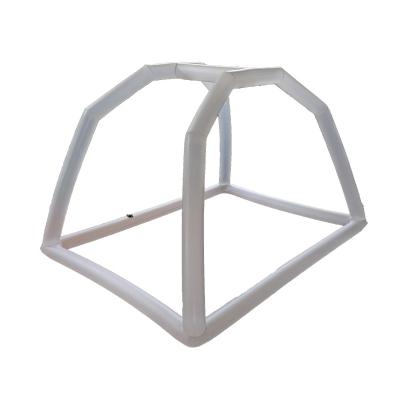 China Outdoor Easy Installation TPU Air Pole Tube Bladder Custom Inflatable Beach Sun Tent for sale