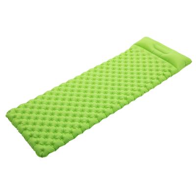 China Ultralight Durable Lightweight Nylon Inflatable Air Filling Backpacking Hiking Camping Air Mat Air Bed For Camping Tent for sale