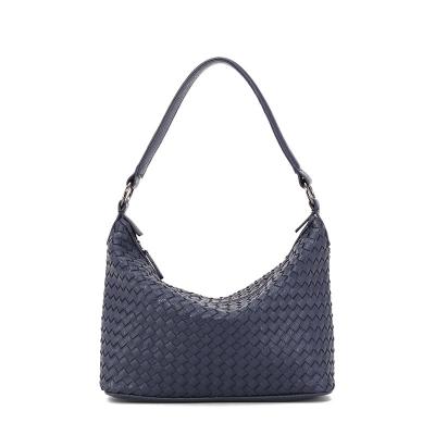 China Other 2023 Korean Style Hot Selling Hand Bucket Handbags - Woven PU Leather Cross Women Shopping Bag - Body Shoulder Bag For Women for sale