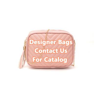 China Hot Sale Fashion High Quality Simple Ladies Messenger Bag Golden Thin Chain Cross - Body Bag For Women Designer Luxury Pink Ladies Handbags for sale