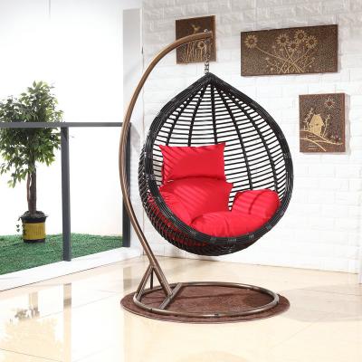 China Strong High Quality Metal Wicker Outdoor Metal Wicker Chair Swing Chair Furniture Outdoor Yard Hanging Swing Chair Furniture Outdoor Yard Bar for sale