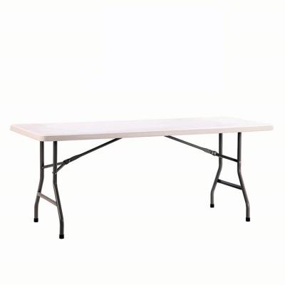 China Wholesale Modern Outdoor Portable Rectangular Picnic Table Folded Outdoor Plastic Folding Table for sale