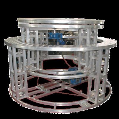 China Aluminum Mobile Rotating Stage Platform Hydraulic Revolving Stage For Wedding for sale