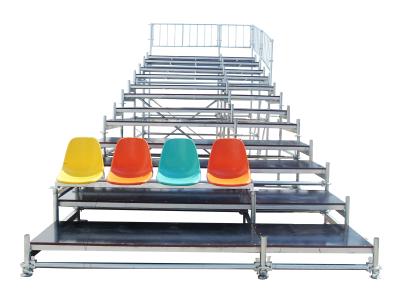 China Durable Steel Fixed Arena Bleacher Grandstand System For Exhibition for sale