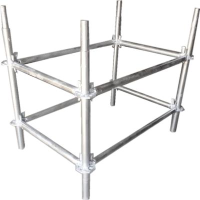 China Φ50*T3 mm Galvanized Steel Lighting Truss Accessories Pillar For Background Truss for sale