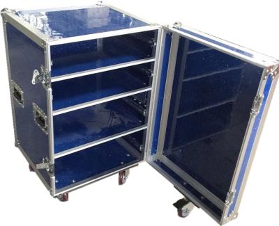 China Storage Noctilucence Royal Rack Flight Case With Drawers Plastics / Steel Material for sale