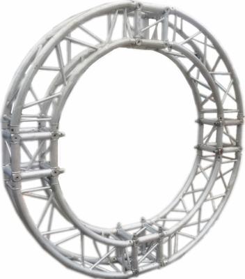 China Burliness Silver SN300mm*300mm Circle Aluminum Lighting Truss For Light , LED for sale