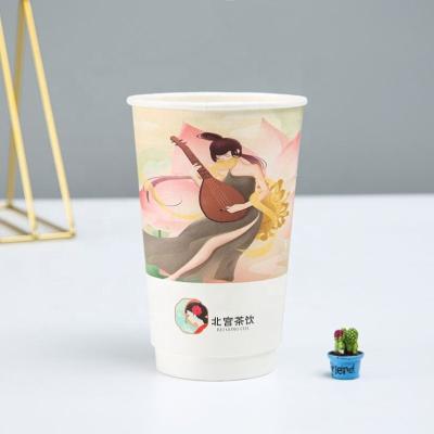 China High Quality Disposable Beverage Coffee Mug Takeaway Cups With Lids Cover for sale