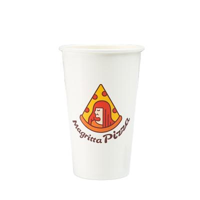 China Customized Single Wall Paper Cup Disposable Beverage Cup Multi Size Disposable Coffee Cup for sale