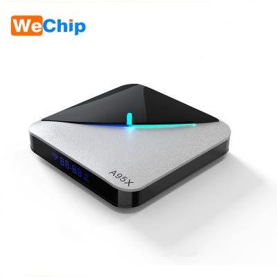 China New Wechip Android 9.0 A95X F-3 Air 8K RGB Light TV Amlogic S905X3 4GB 64GB Dual Wifi 4K Box for sale