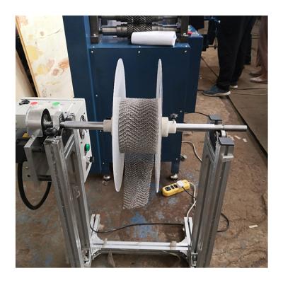 China Wind Up Metal Mesh High Precision Stainless Steel Fully Automatic Metal Mesh Winding Machine for sale