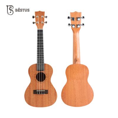 China BESTUS Musical Instrument Mahogany Guitar with Solid Wood Mahogany 24