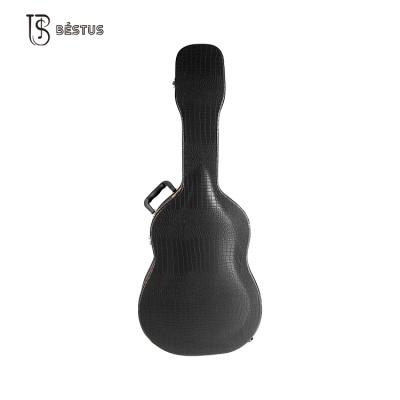 China 2021 BESTUS Waterproof Shockproof Dustproof 41-EY With Humping Design Hardwood Panel Custom PU Leather For Acoustic Guitar Case for sale