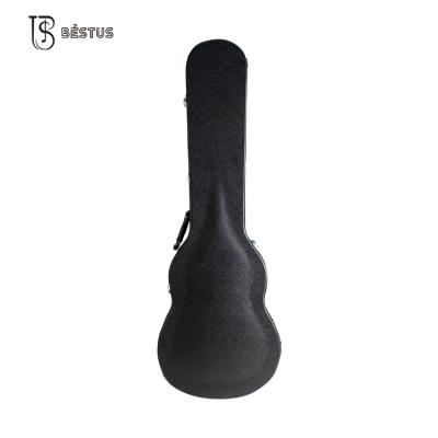 China Electric Guitar Handheld Black Music Function Lock Key Password Factory Price BST-YH-DJT-1HL PU Case Electric Guitar Leather Hard Case for sale