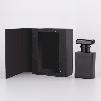 China Custom Empty 10ml 30Ml 50Ml Cosmetic Empty Black Perfume Glass Bottle 10Ml 50ml 75Ml And Box Luxury Perfume Bottle With Luxury Box Packaging for sale