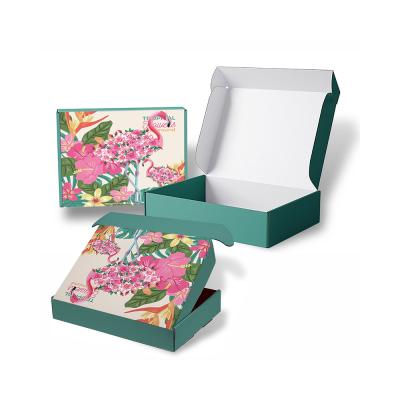 China Recyclable Custom Luxury Shoes Apparel Product Packaging Colorful Corrugated Mailing Cardboard Mailing Paper Box for sale