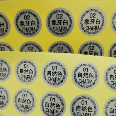 China Waterproof Custom Cheap Product Logo Print Die Cut Label Stickers for sale