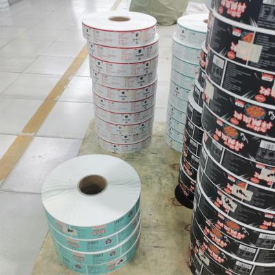 China Waterproof Custom Waterproof Adhesive Food Sticker Labels for sale