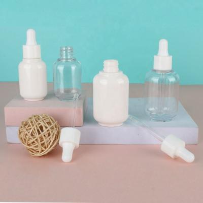 China 30ml 60ml Pet Dropper Bottle Small Household Products Oil Cosmetic Packaging Single Dropper Bottle for sale