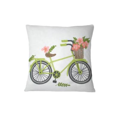 China Viable Stunning Hot Sale Factory Supply Wholesale Custom Embroidered Summer Pillow Covers for sale