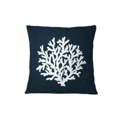 China PORTABLE wholesale custom made polyester home decor square tropical sealife cushion cover for sale