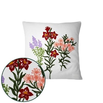 China Decoration PORTABLE Polyester Luxurious Embroidered Cushion Cover for sale