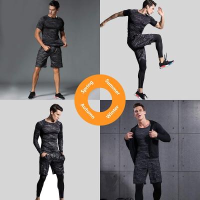 China Breathable Wholesale Quick Dry Sports Wear Long Sleeve White Basics Gym Tracksuit for sale